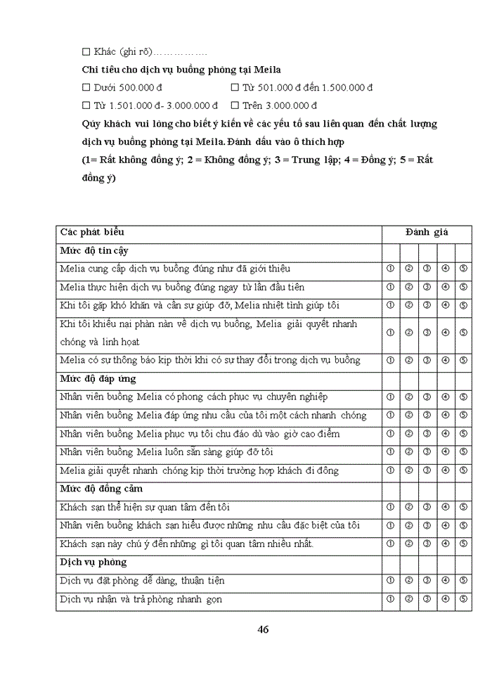 image for page Giải pháp nâng cao chất lượng dịch vụ buồng tại khách sạn Melia Hà Nội