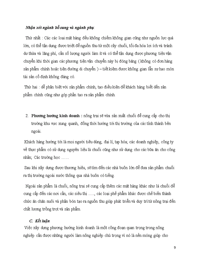 image for page Vai trò và ý nghĩa của việc xây dựng phương hướng kinh doanh trong nông nghiệp