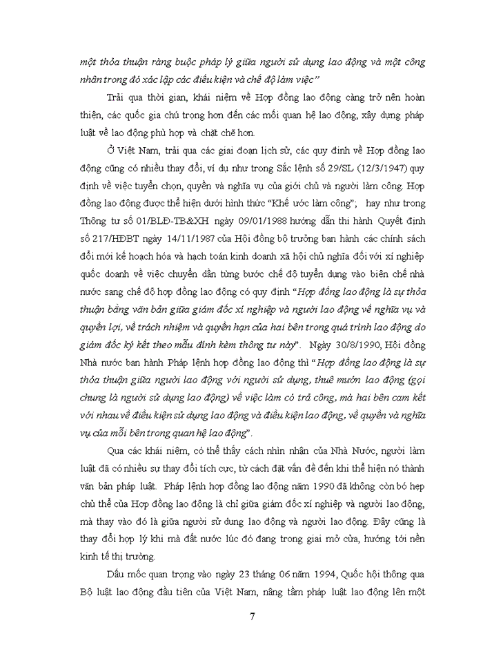 image for page Pháp luật về Hợp đồng lao động và thực tiễn giao kết, thực hiện Hợp đồng lao động tại Công ty cổ phần thương mại Phú Thanh