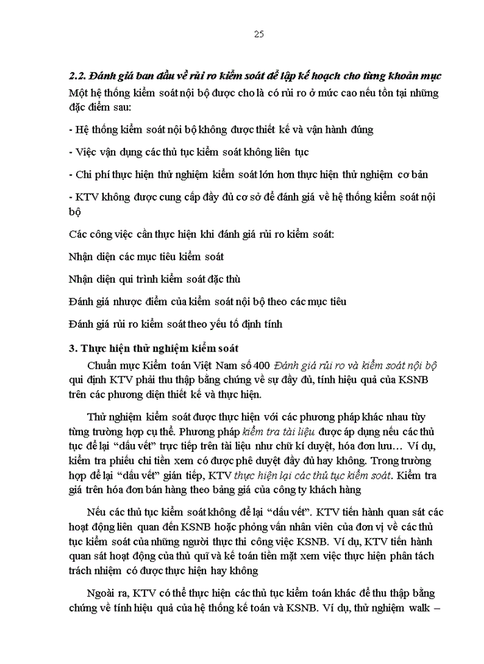 image for page Đánh giá kiểm soát nội bộ trong kiểm toán báo cáo tài chính