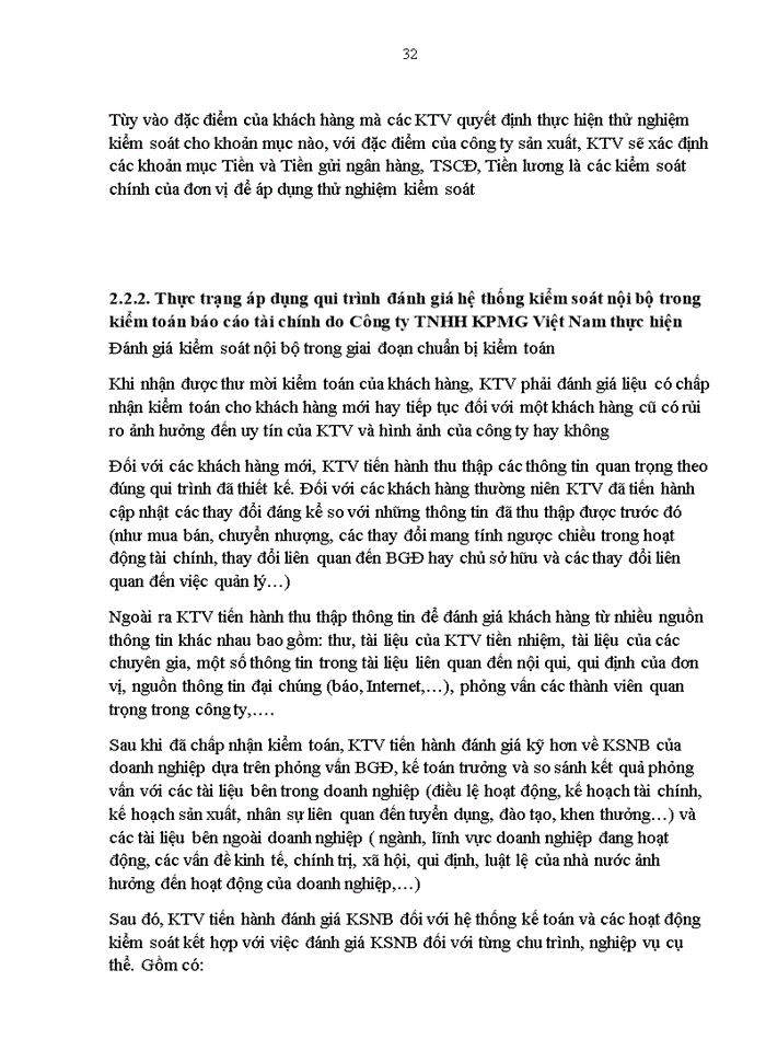 image for page Đánh giá kiểm soát nội bộ trong kiểm toán báo cáo tài chính