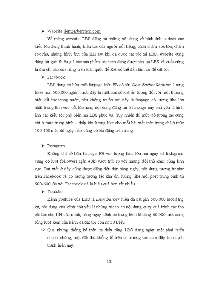 image for page Hoàn thiện hoạt động Marketing online cho thương hiệu 30Shine của Công ty Cổ phần TMDV 30Shine