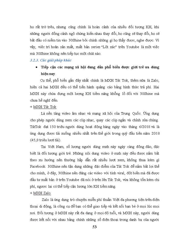 image for page Hoàn thiện hoạt động Marketing online cho thương hiệu 30Shine của Công ty Cổ phần TMDV 30Shine