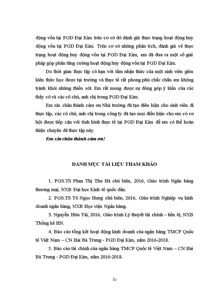 image for page Tăng cường huy động vốn tại ngân hàng TMCP Quốc tế Việt Nam – CN Hai Bà Trưng - PGD Đại Kim