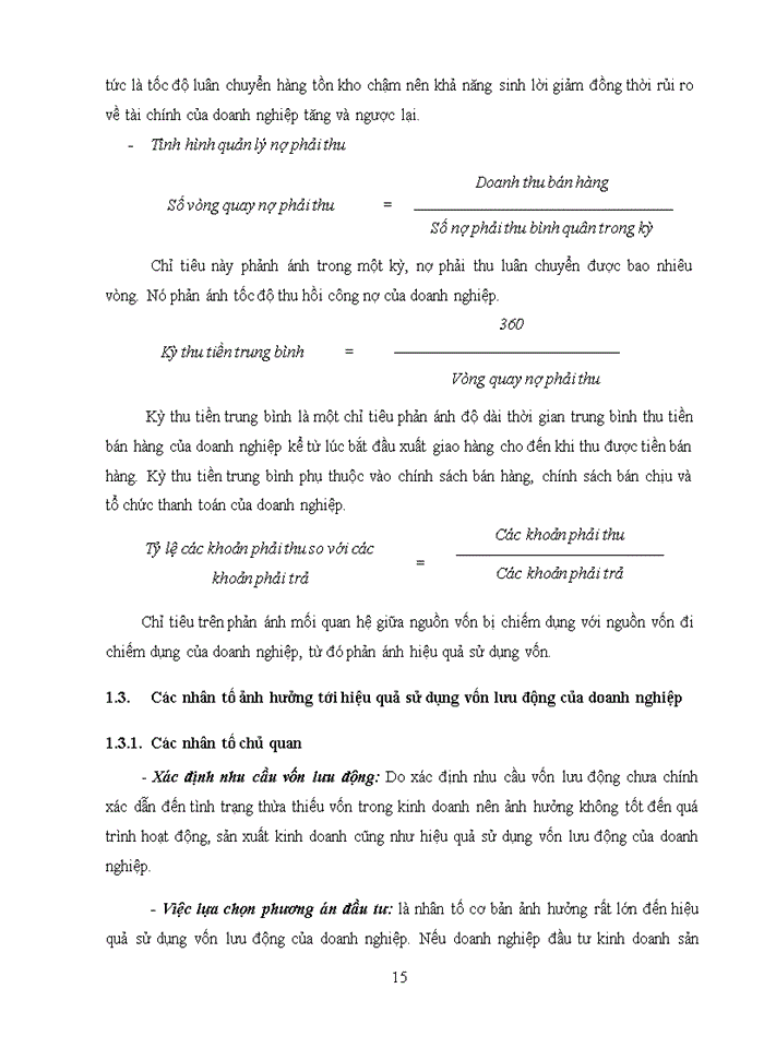 image for page Nâng cao hiệu quả sử dụng vốn lưu động tại Công ty cổ phần điện máy xe đạp xe máy