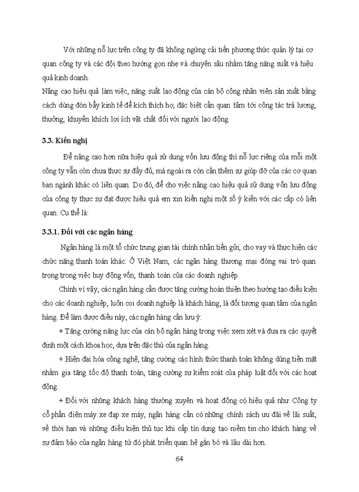 image for page Nâng cao hiệu quả sử dụng vốn lưu động tại Công ty cổ phần điện máy xe đạp xe máy