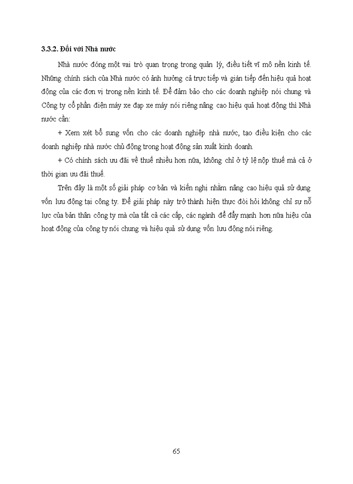 image for page Nâng cao hiệu quả sử dụng vốn lưu động tại Công ty cổ phần điện máy xe đạp xe máy