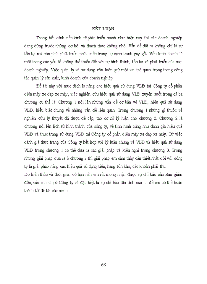 image for page Nâng cao hiệu quả sử dụng vốn lưu động tại Công ty cổ phần điện máy xe đạp xe máy
