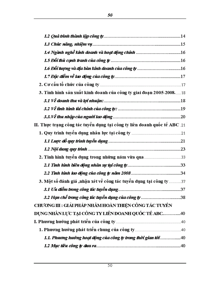 image for page Giải pháp nhằm hoàn thiện công tác tuyển dụng nhân lực tại công ty liên doanh quốc tế ABC