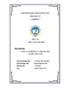 Giải pháp tăng cường công tác quản lý đầu tư tại công ty TTHH đầu tư thương mại Pacific Việt Nam