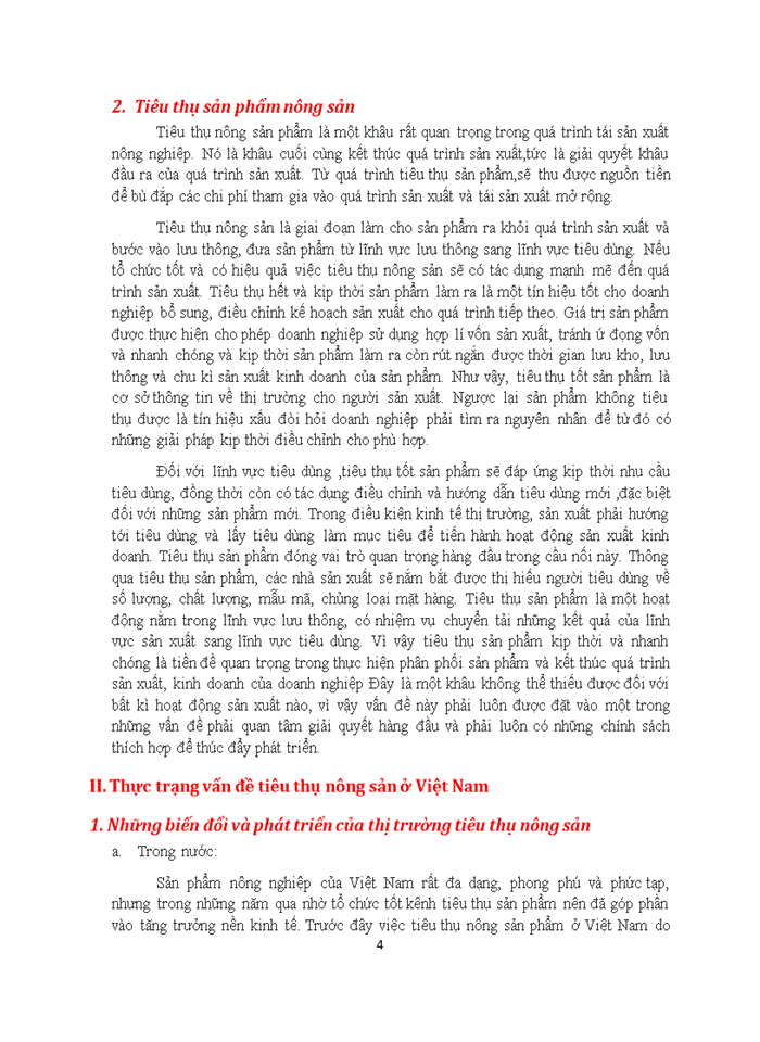 image for page Thực trạng và giải pháp cho vấn đề tiêu thụ nông sản ở Việt nam