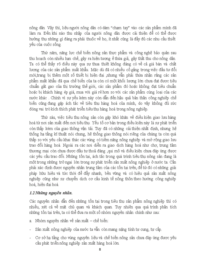 image for page Thực trạng và giải pháp cho vấn đề tiêu thụ nông sản ở Việt nam