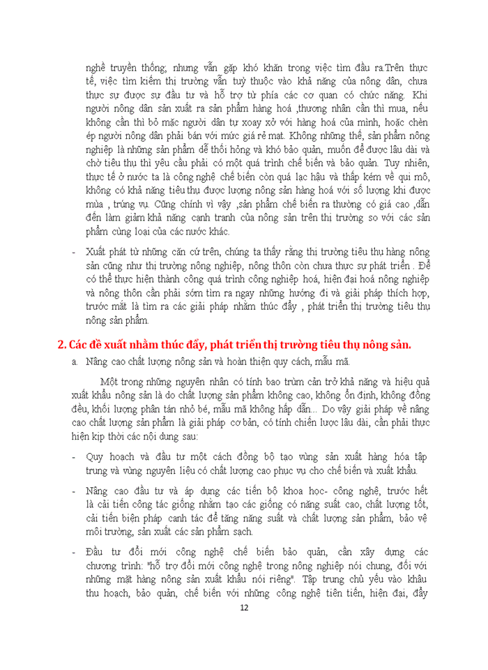 image for page Thực trạng và giải pháp cho vấn đề tiêu thụ nông sản ở Việt nam