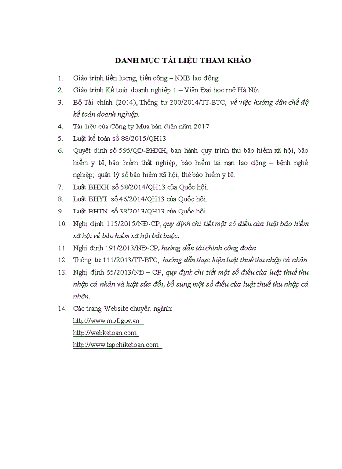 image for page Hoàn thiện kế toán tiền lương và các khoản trích theo lương tại Công ty Mua bán điện