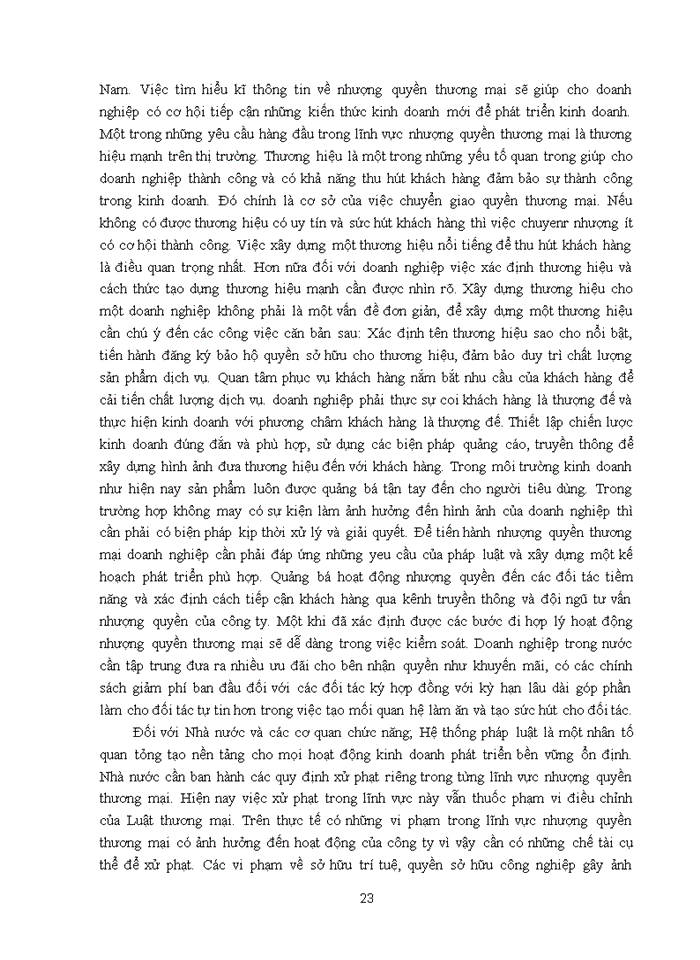 image for page Pháp luật về hoạt động nhượng quyền thương mại tại Việt Nam – thực trạng và giải pháp