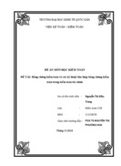 Bằng chứng kiểm toán và các kỹ thuật thu thập bằng chứng kiểm toán trong kiểm toán tài chính