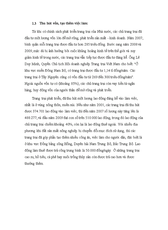 image for page Thực trạng và giải pháp phát triển kinh tế trang trại nước ta