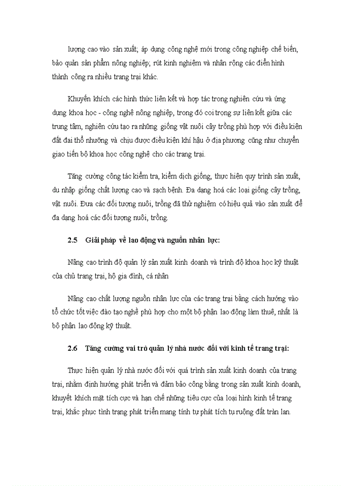 image for page Thực trạng và giải pháp phát triển kinh tế trang trại nước ta