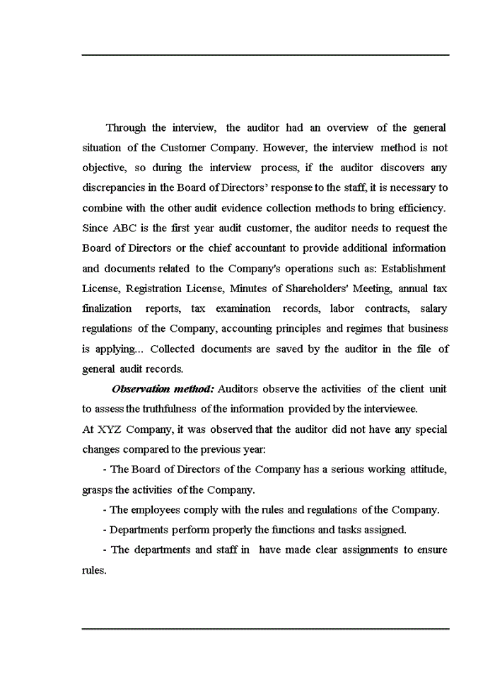 image for page Application of techniques in collecting audit evidence in financial audits conducted by KSi Viet Nam Auditing Company Ltd