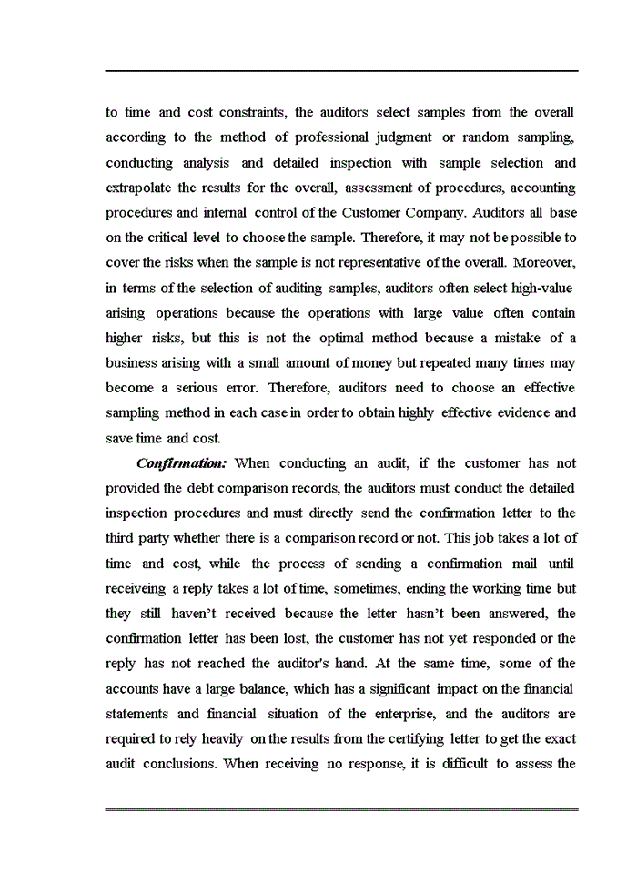 image for page Application of techniques in collecting audit evidence in financial audits conducted by KSi Viet Nam Auditing Company Ltd