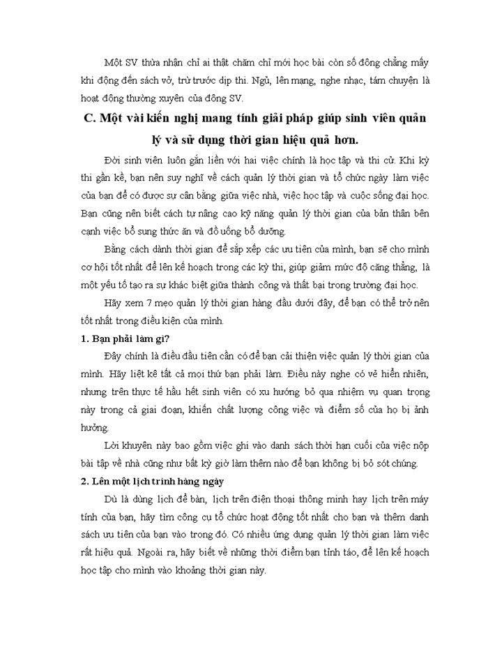 image for page Thực trạng quản lý và sử dụng thời gian rỗi của sinh viên hiện nay. (khảo sát các trường đại học trên địa bàn thủ đô hà nội)