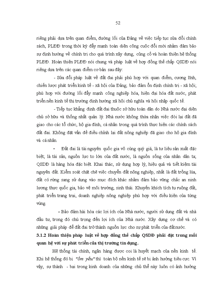 image for page Pháp luật về hợp đồng thế chấp quyền sử dụng đất và thực tiễn áp dụng tại ngân hàng tmcp bưu điện liên việt