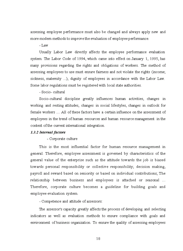 image for page Assessing employee at tuyen quang forest and mineral joint stock company