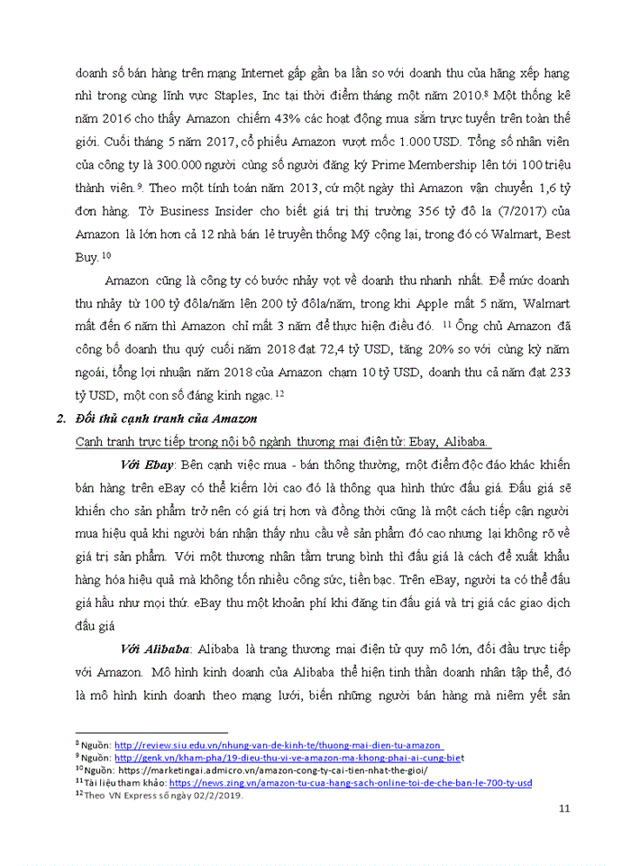 image for page Bối cảnh ảnh hưởng đến sức cạnh tranh của Amazon cùng giải pháp