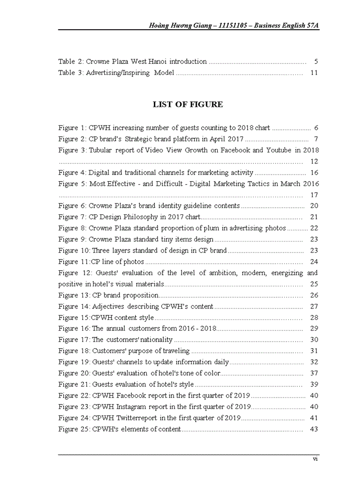 image for page An overall evaluation of content marketing in brand identity of Crowne Plaza West Hanoi and recommendation