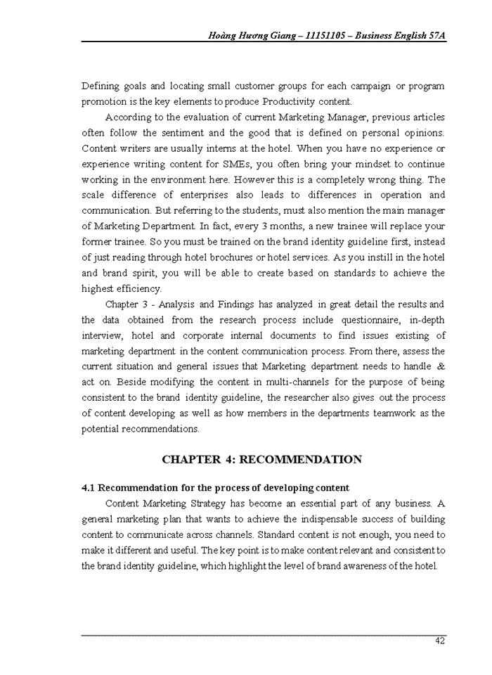 image for page An overall evaluation of content marketing in brand identity of Crowne Plaza West Hanoi and recommendation