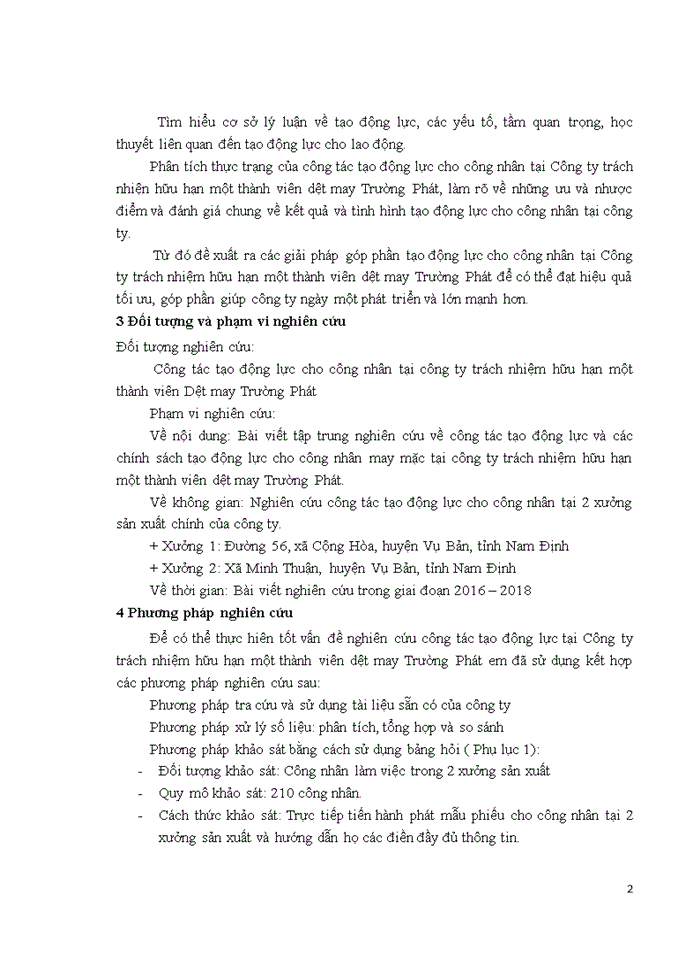image for page Các giải pháp hoàn thiện công tác tạo động lực tại công ty trách nhiệm hữu hạn một thành viên dệt may trường phát