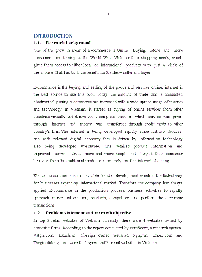 image for page Evaluating customer satisfaction among marketing strategy of website vatgia.com