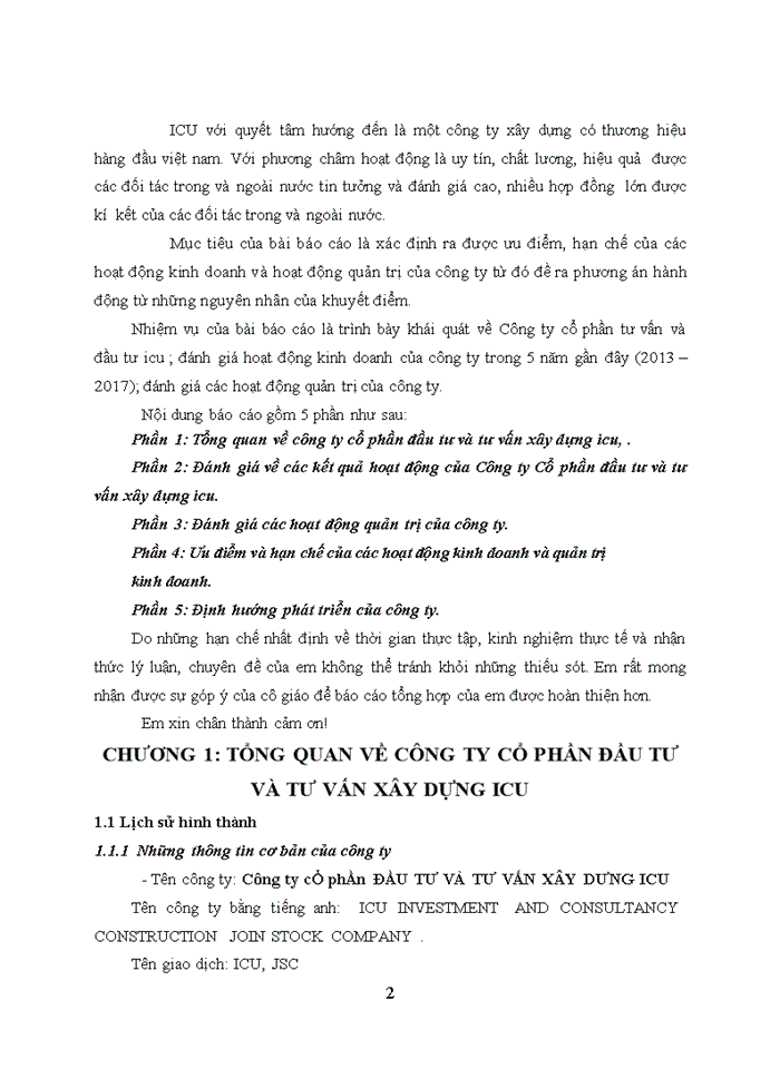 image for page Báo cáo thực tập tổng hợp tại công ty cổ phần đầu tư và tư vấn xây dựng icu