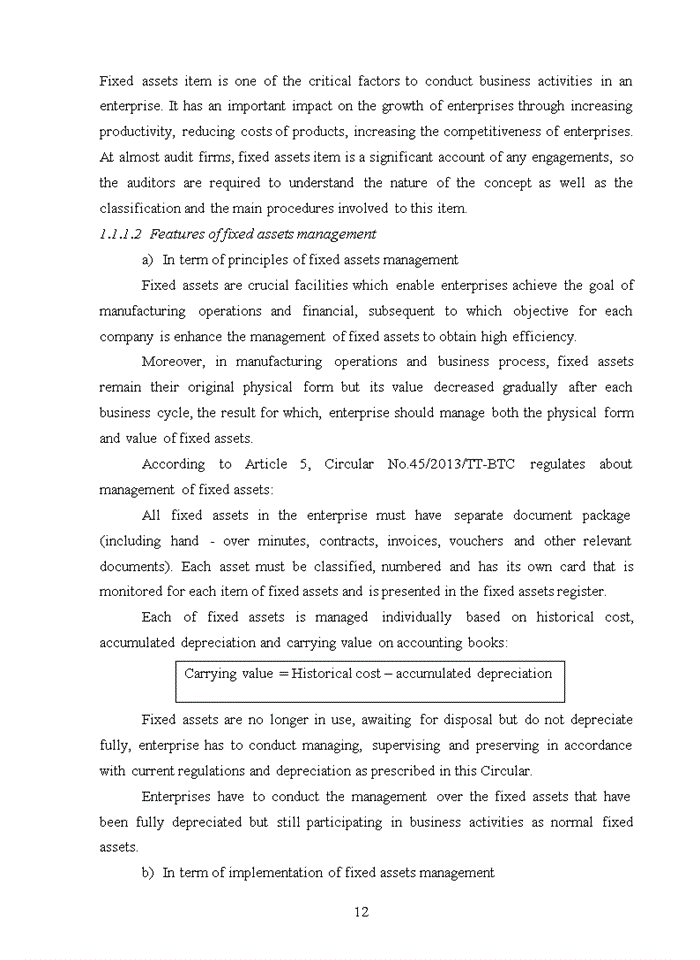 image for page The process of auditing fixed assets in financial audit of ASEAN