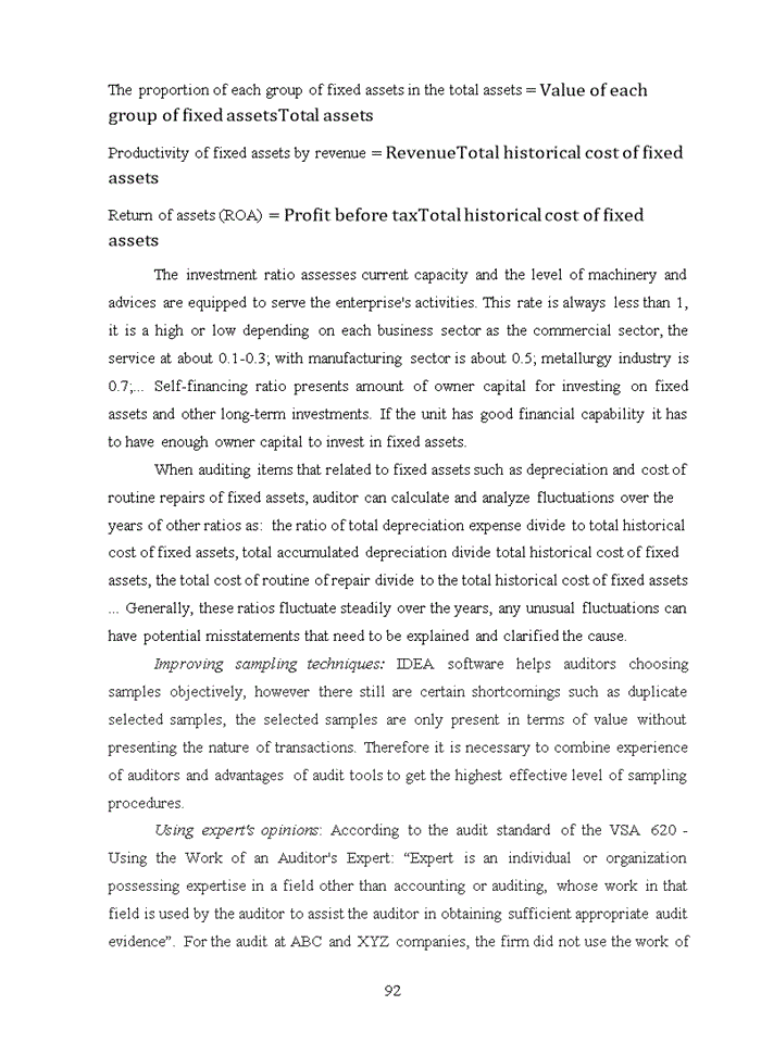 image for page The process of auditing fixed assets in financial audit of ASEAN