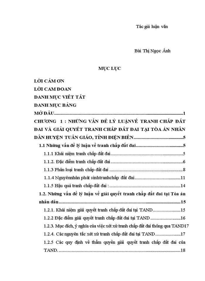 image for page Pháp luật về giải quyết tranh chấp đất đai, từ thực tiễn xét xử tại TAND huyện Tuần Giáo ,tỉnh Điện Biên