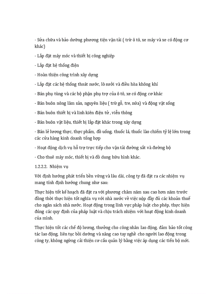 image for page Tình hình thực hiện nghĩa vụ của công ty tnhh đầu tư dịch vụ và xuất nhập khẩu thành long với nhà nước