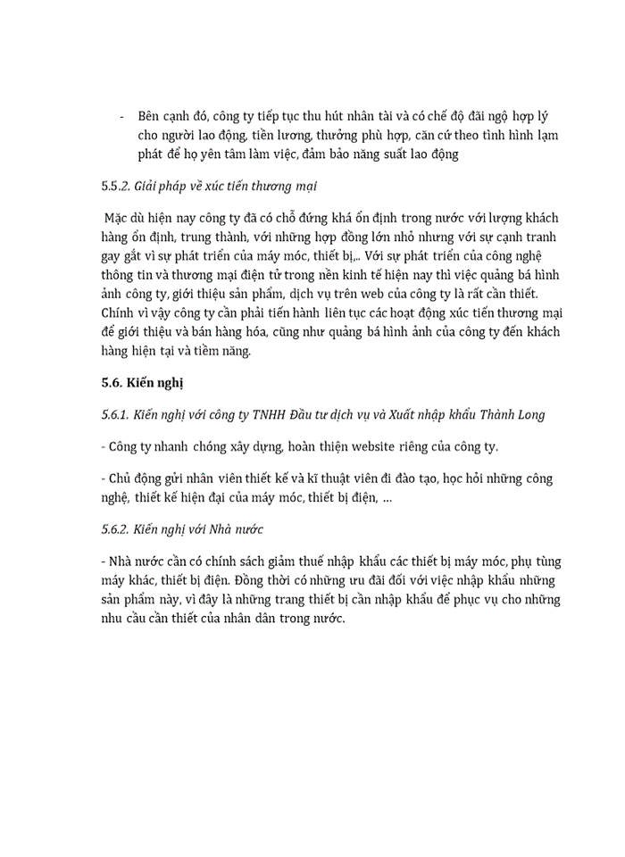 image for page Tình hình thực hiện nghĩa vụ của công ty tnhh đầu tư dịch vụ và xuất nhập khẩu thành long với nhà nước