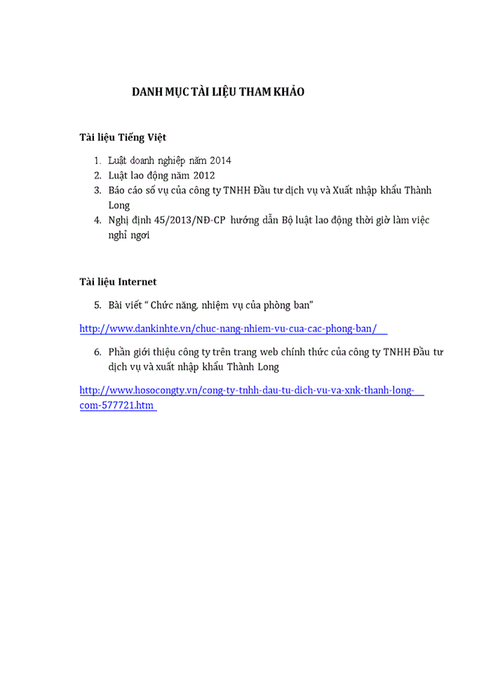 image for page Tình hình thực hiện nghĩa vụ của công ty tnhh đầu tư dịch vụ và xuất nhập khẩu thành long với nhà nước