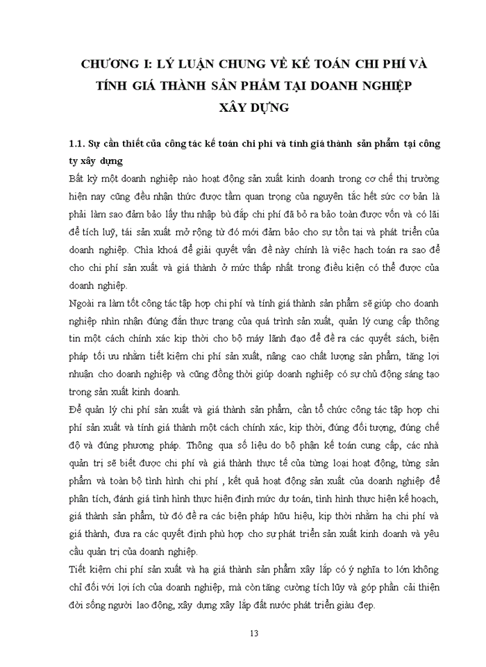 image for page Các giải pháp hoàn thiện kế toán chi phí sản xuất và tính giá thành công trình xây lắp tại công ty cổ phần xây dựng và quản lý dự án số 1