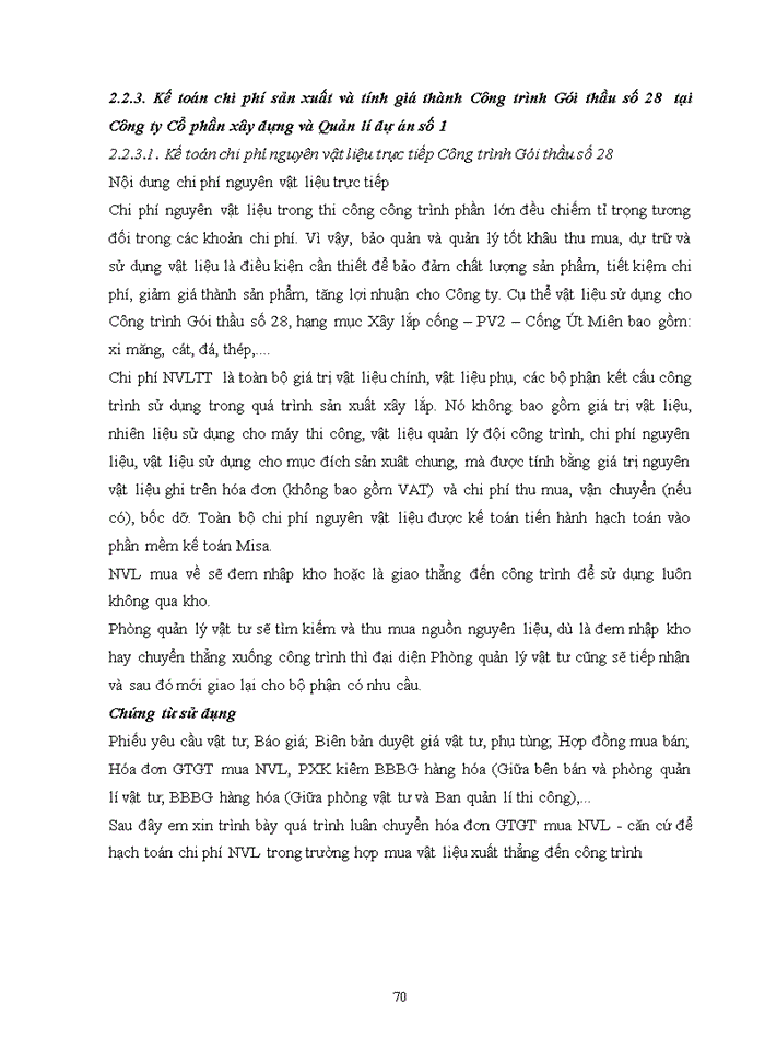 image for page Các giải pháp hoàn thiện kế toán chi phí sản xuất và tính giá thành công trình xây lắp tại công ty cổ phần xây dựng và quản lý dự án số 1