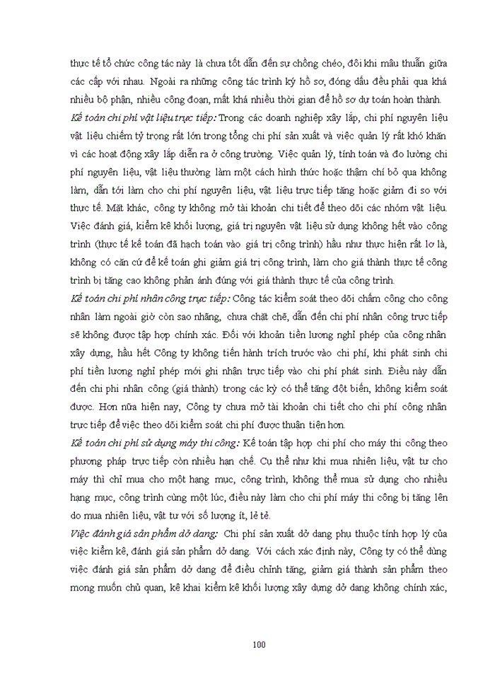 image for page Các giải pháp hoàn thiện kế toán chi phí sản xuất và tính giá thành công trình xây lắp tại công ty cổ phần xây dựng và quản lý dự án số 1