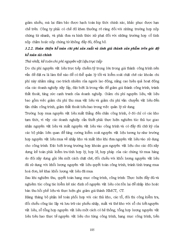 image for page Các giải pháp hoàn thiện kế toán chi phí sản xuất và tính giá thành công trình xây lắp tại công ty cổ phần xây dựng và quản lý dự án số 1