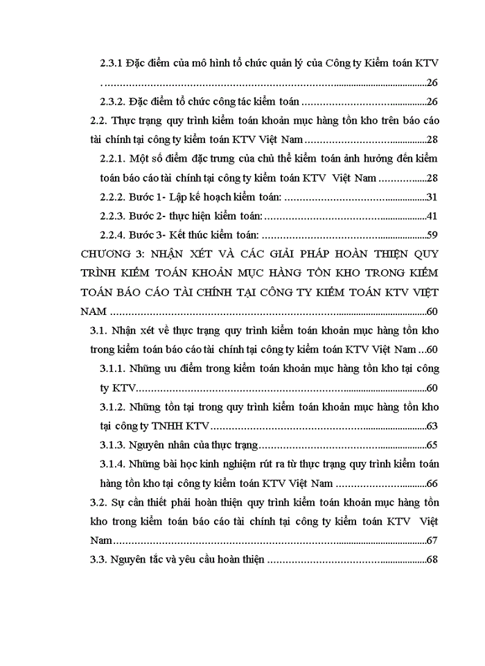 image for page Hoàn thiện quy trình kiểm toán hàng tồn kho trong kiểm toán bctc tại công ty kiểm toán KTV Việt Nam