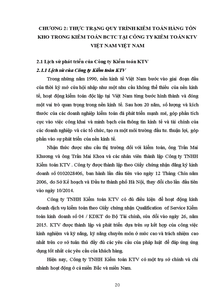 image for page Hoàn thiện quy trình kiểm toán hàng tồn kho trong kiểm toán bctc tại công ty kiểm toán KTV Việt Nam
