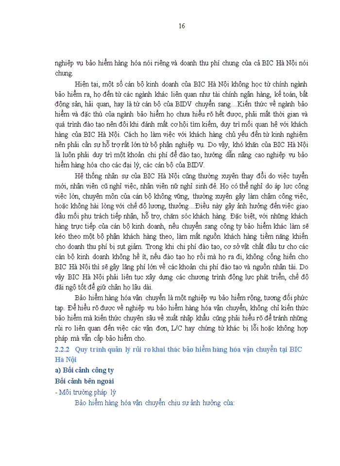 image for page Giải pháp hoàn thiện công tác quản lý rủi ro khai thác bảo hiểm hàng hóa vận chuyển tại BIC Hà Nội