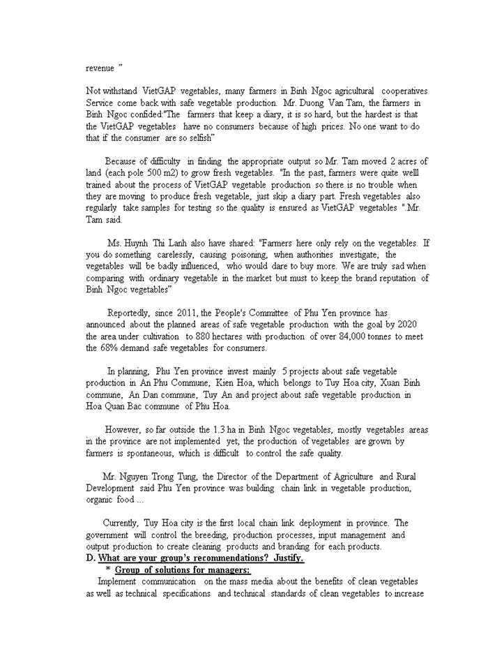 image for page Hygienic vegetable: Why high demand, but hard to sell?