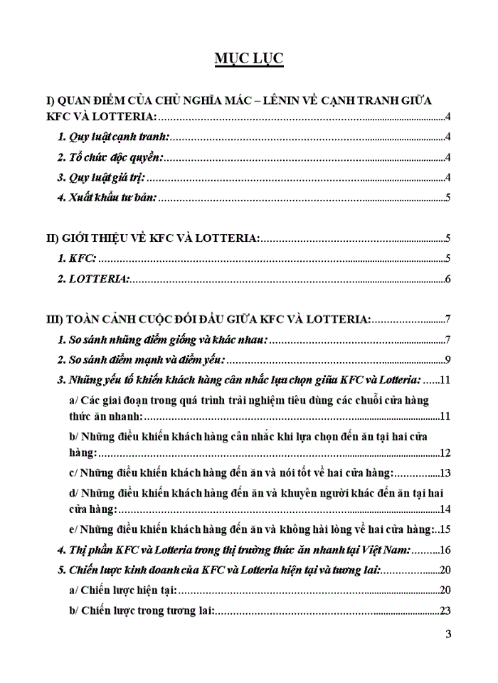 image for page Vận dụng quan điểm của chủ nghĩa Mác – Lênin phân tích cạnh tranh giữa KFC và LOTTERIA