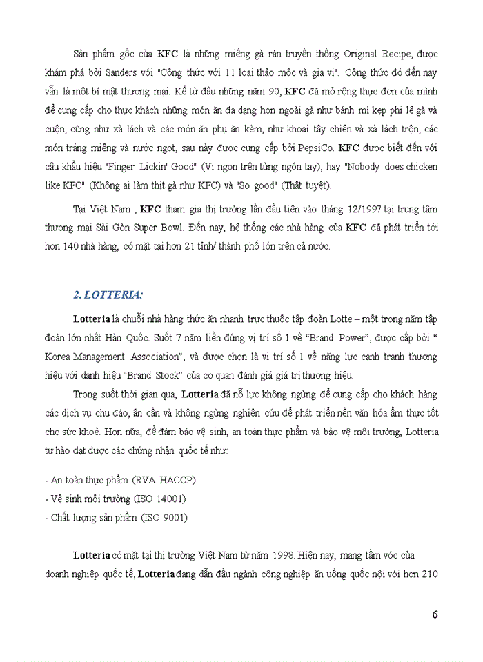 image for page Vận dụng quan điểm của chủ nghĩa Mác – Lênin phân tích cạnh tranh giữa KFC và LOTTERIA