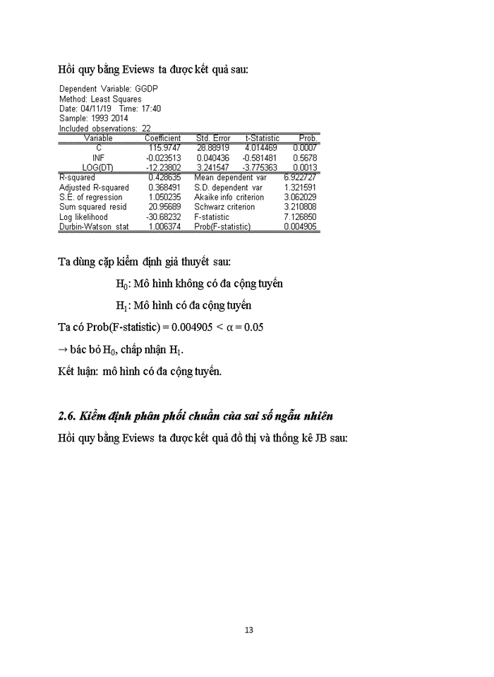 image for page Sự phụ thuộc của kim ngạch xuất khẩu gạo vào tốc độ tăng trưởng GDP, lạm phát và diện tích đất trồng lúa của Việt Nam từ năm 1993 đến năm 2014